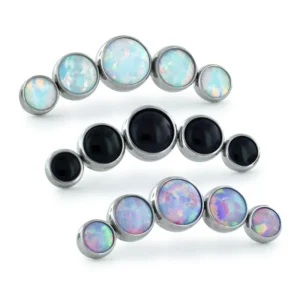 3-Gem Cluster Cabochon